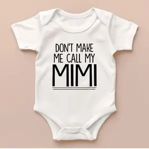 Don't make me call my Mimi baby onesie - Cute Natural Toddler Tee