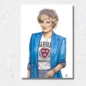 The Peoples' Princess Paper Print