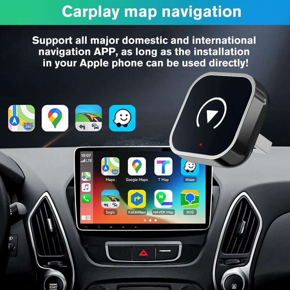 Wireless CarPlay Adapter Plug Play for iPhone-Android, Convert Wired to Wireless CarPlay, Fast Stable Connection, Compatible with Built-in CarPlay Cars,for Valentine’s Day Gift