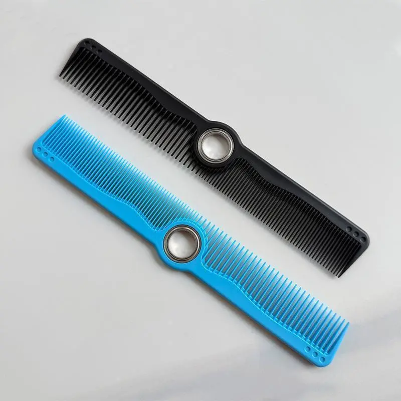 2026 New Professional Rotating Bag Charm Accessory for Luggage & Bags, Double-Sided Styling Comb with Fidget Spinner Stress Relief for Barbers