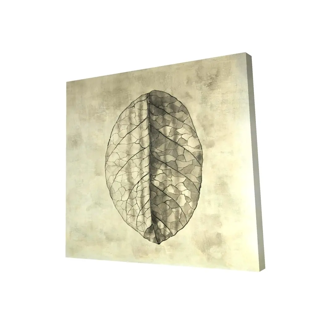 212 MAIN 24 x 24 in. High-Def Translucent Minimalist Floral Botanical Leaf Wall Art Poster - Lightweight High Def Print, Nature Home Decor for Bedroom, Office Home Supplies