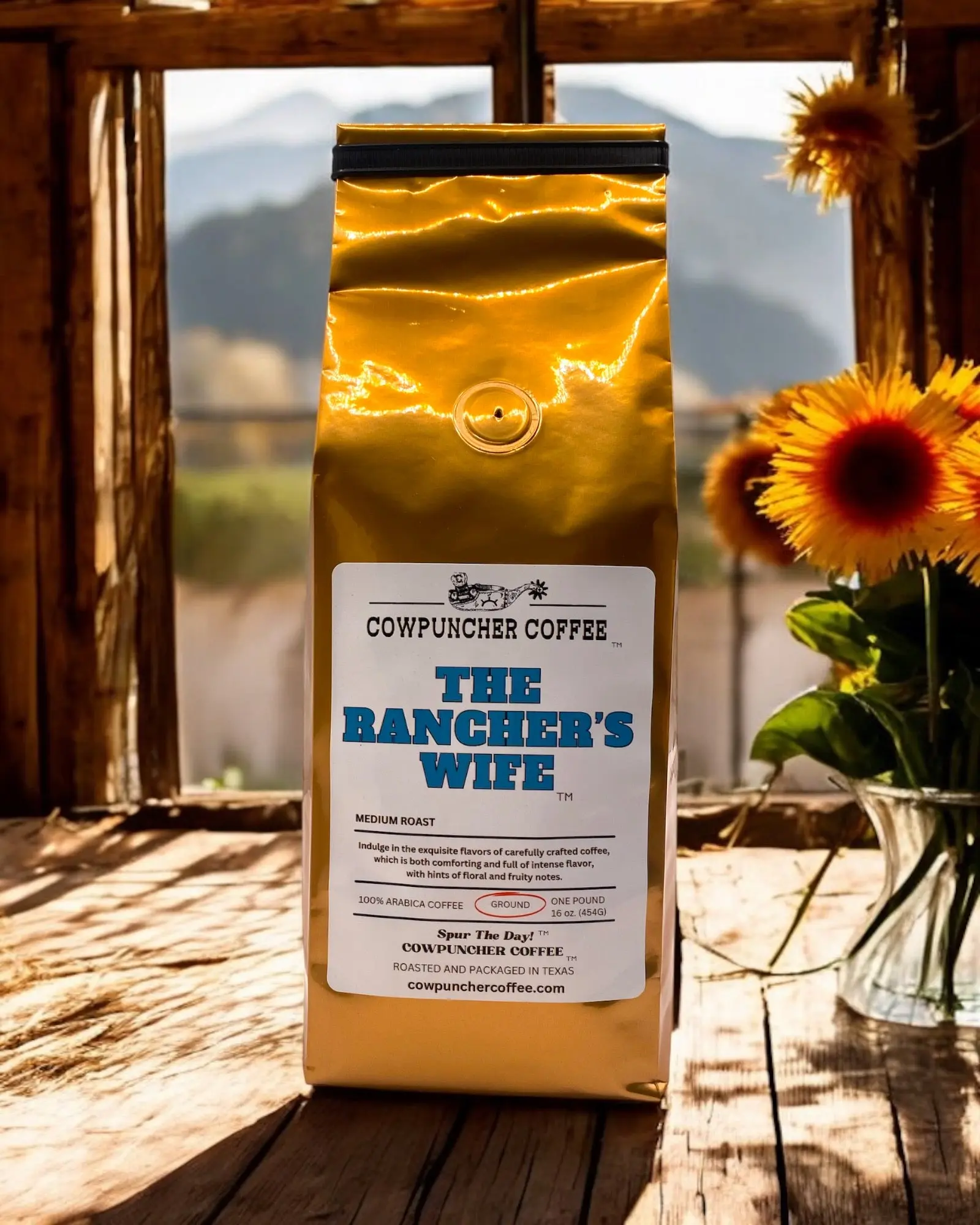 THE RANCHER’S WIFE Medium Roast, Ground THE RANCHER’S WIFE Medium Roast, Ground