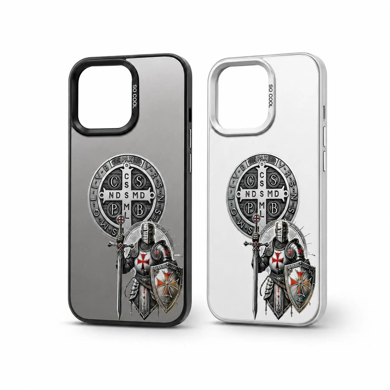 New protective cases for iPhone, This new shock-resistant case features an innovative design adorned with a knight motif and effectively protects your phone from drop damage. - IMD