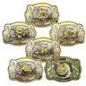 Large 5.5 x 4 Inch Mexican Heritage Belt Buckle, Vintage-Style Emblem with Intricate Detailing, Fits 1.5 Inch Belts, Bold Mexican Pride Design, Car Badge Accessory