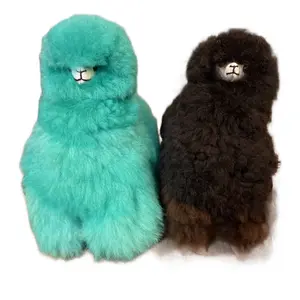 14in Fluffy Standing Alpaca