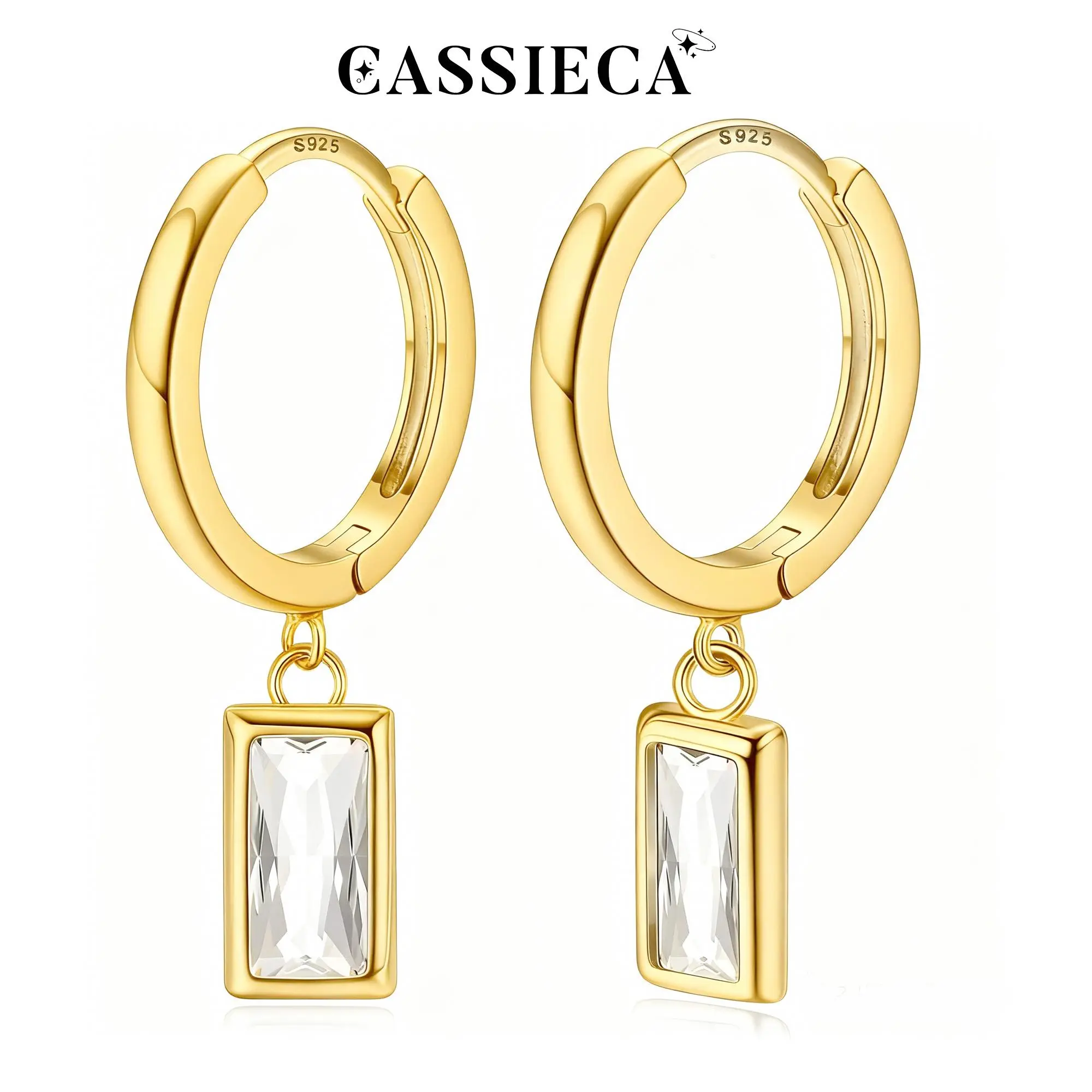 CASAIECA Women's Hypoallergenic Dainty Elegant C-Shaped Chrome-Tone Clip-On Earrings Set, Huggie Hoops with CZ Heart, Pearl, Clam Shell Charms, Drop Dangle Daily Wear Fashion Jewelry Gift for Summer Vibes, Dainty Earrings, Elegant Earrings