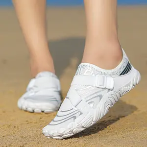 Unisex barefoot shoes, light-colored casual athletic shoes suitable for yoga, the beach, and fitness; fashionable multifunctional couple water shoes for stream walking, beach swimming, and water sports; wearable indoors and outdoors; special clearance sal