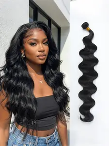 Women's Big Wave Curl Hair Extensions, Synthetic Wavy Hair, 22/24/26 Inch Available, Natural Look, Soft & Durable, Perfect for Daily Wear, Clubbing, Parties