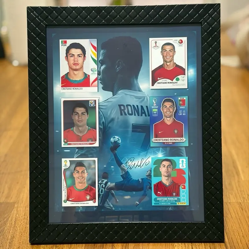CR7-Inspired Sports Print Wall Art, Premium 8x10 Black Framed Artistic Decor, Living Room Gift, Home Decor