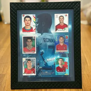 CR7-Inspired Sports Print Wall Art, Premium 8x10 Black Framed Artistic Decor, Living Room Gift, Home Decor