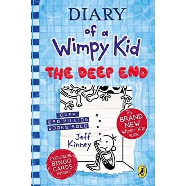 USED Book - The Deep End : Diary of a Wimpy Kid Book 15 by KINNEY JEFF (Hardcover) - english