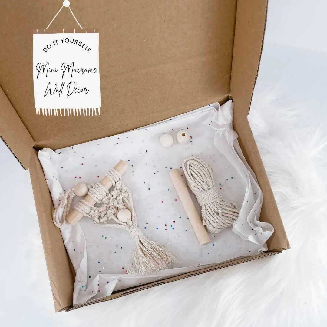 DIY Mini Macrame Decor Kit