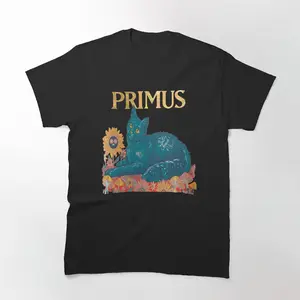 Primus Vintage Cover T-Shirt - Retro Music Graphic Tee Featuring Album Art from the Band Primus