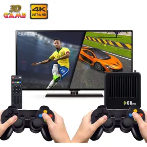 Home game console dual system video game console 128GB built-in 40000+retro games 2.4G wireless game controller 4K high-definition game stick TV box