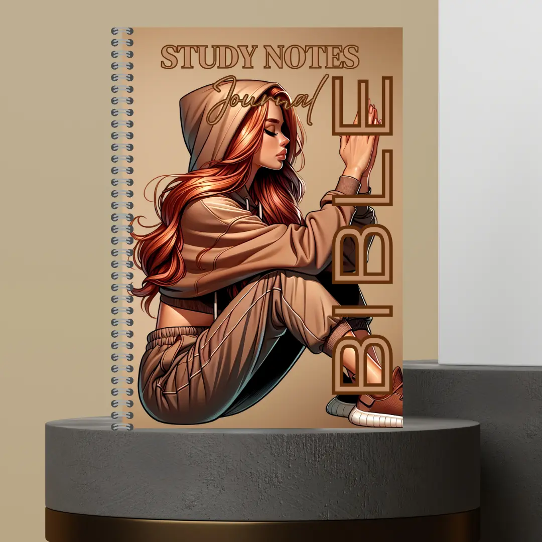39. [Made to Order] It's a Blonde & Brunette Thing Journal Collection - Study Notes Design with Matte Finish Hard Cover & Black Wire Binding - Personalized Journal for Thoughts & Memories