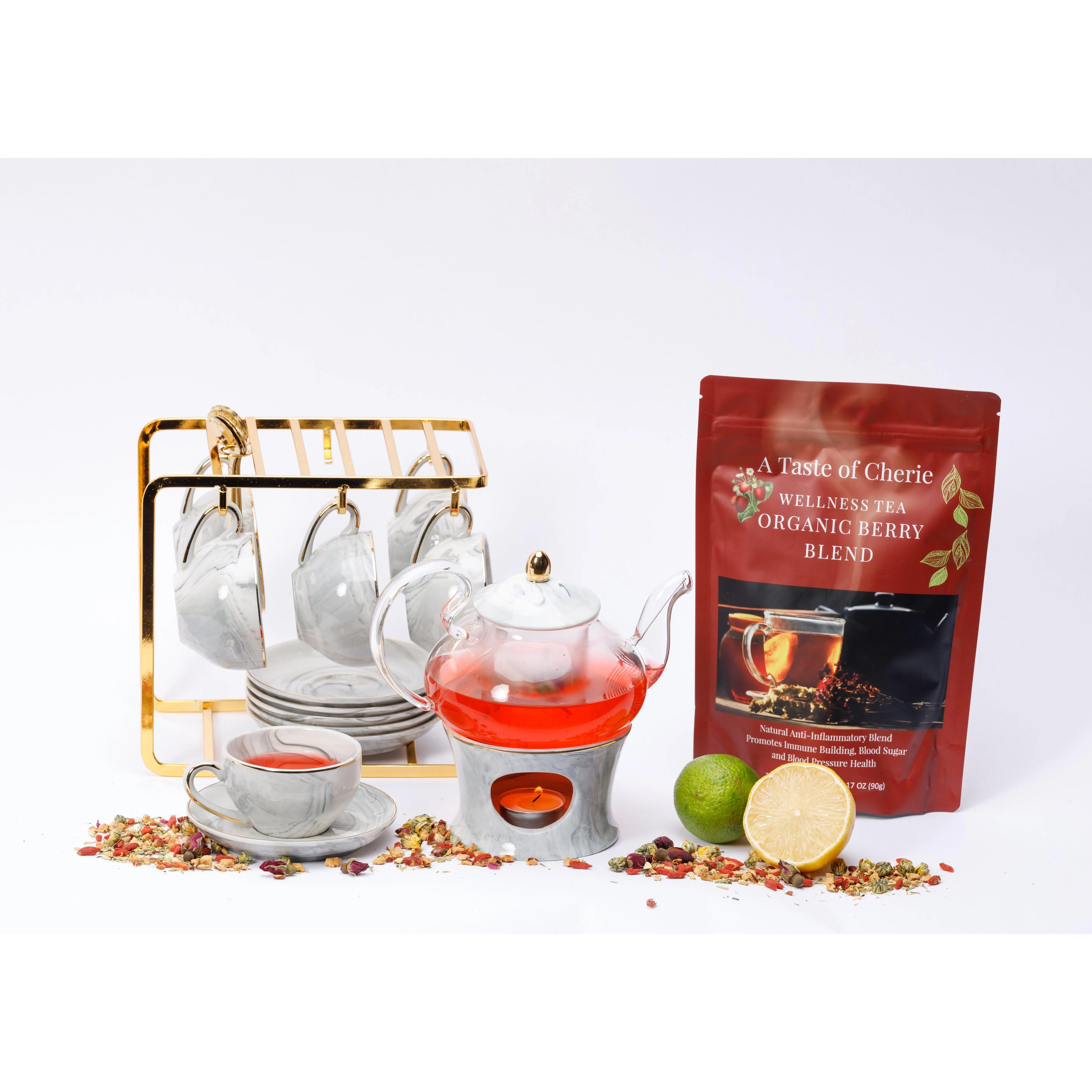 Berry Blend Luxury Tea 30 Day Mix (Red Bag)