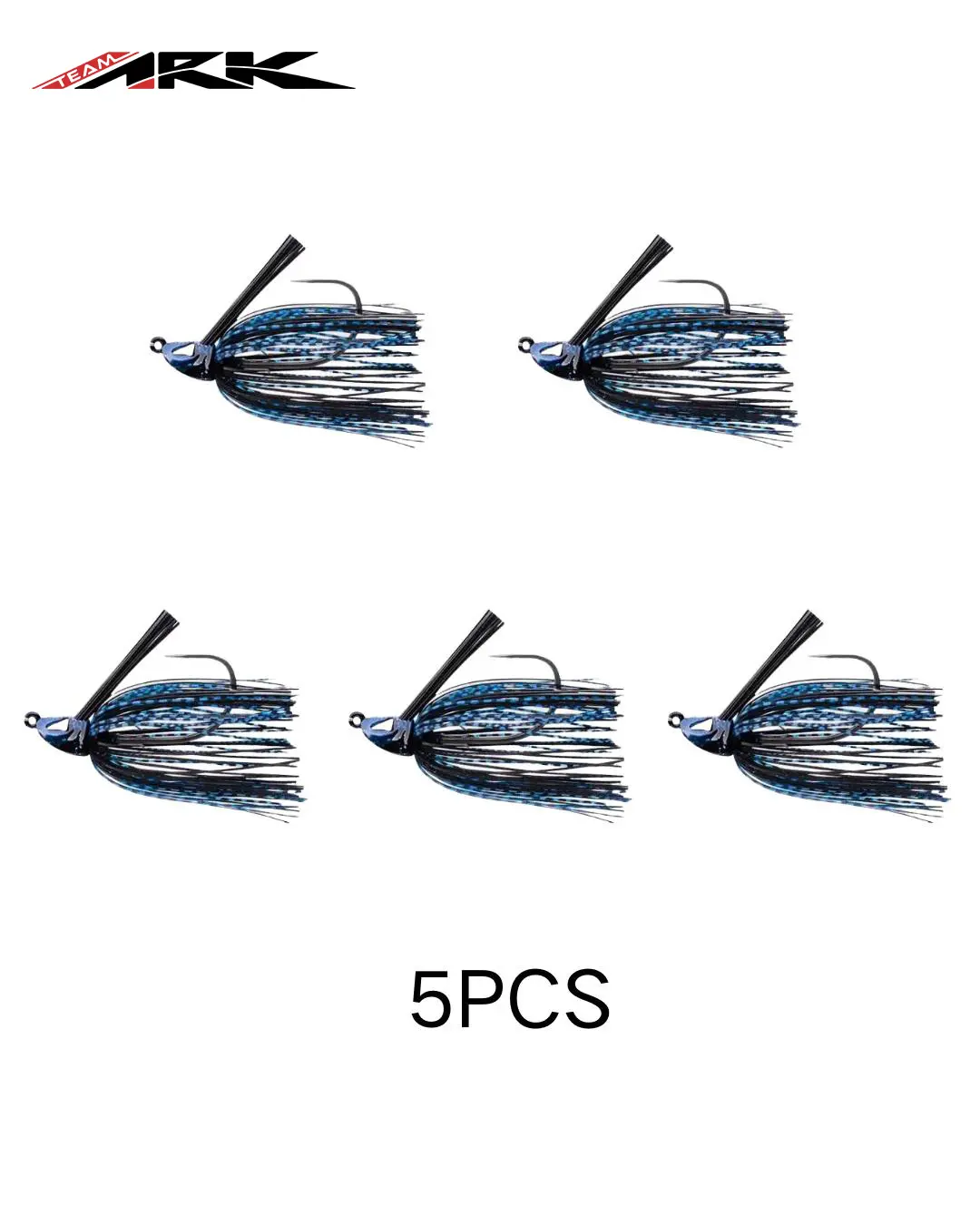 (3PCS / 5PCS) ARK Wes Logan Signature Swim Jig | compact | wire-tied premium skirt | heavy cover | Keel head design