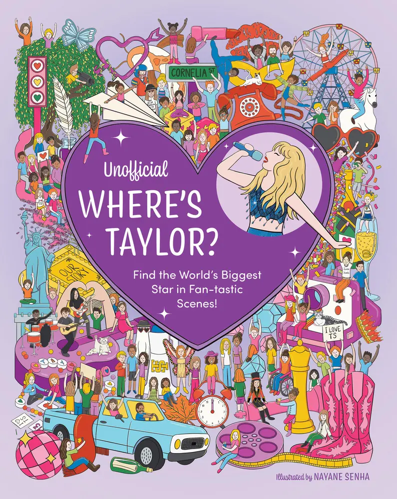 USED Book - Unofficial Where's Taylor?: Find the World's Biggest Star in Fan-Tastic Scenes! by Editors of Chartwell Books (Hardcover) - english