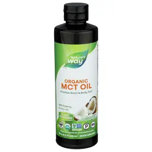 Nature's Way Organic MCT Oil from Coconut - 16 fl oz, 100% Potency, Pure Source, Paleo & Keto Friendly, No Filler Oils, Hexane-Free, Non-GMO