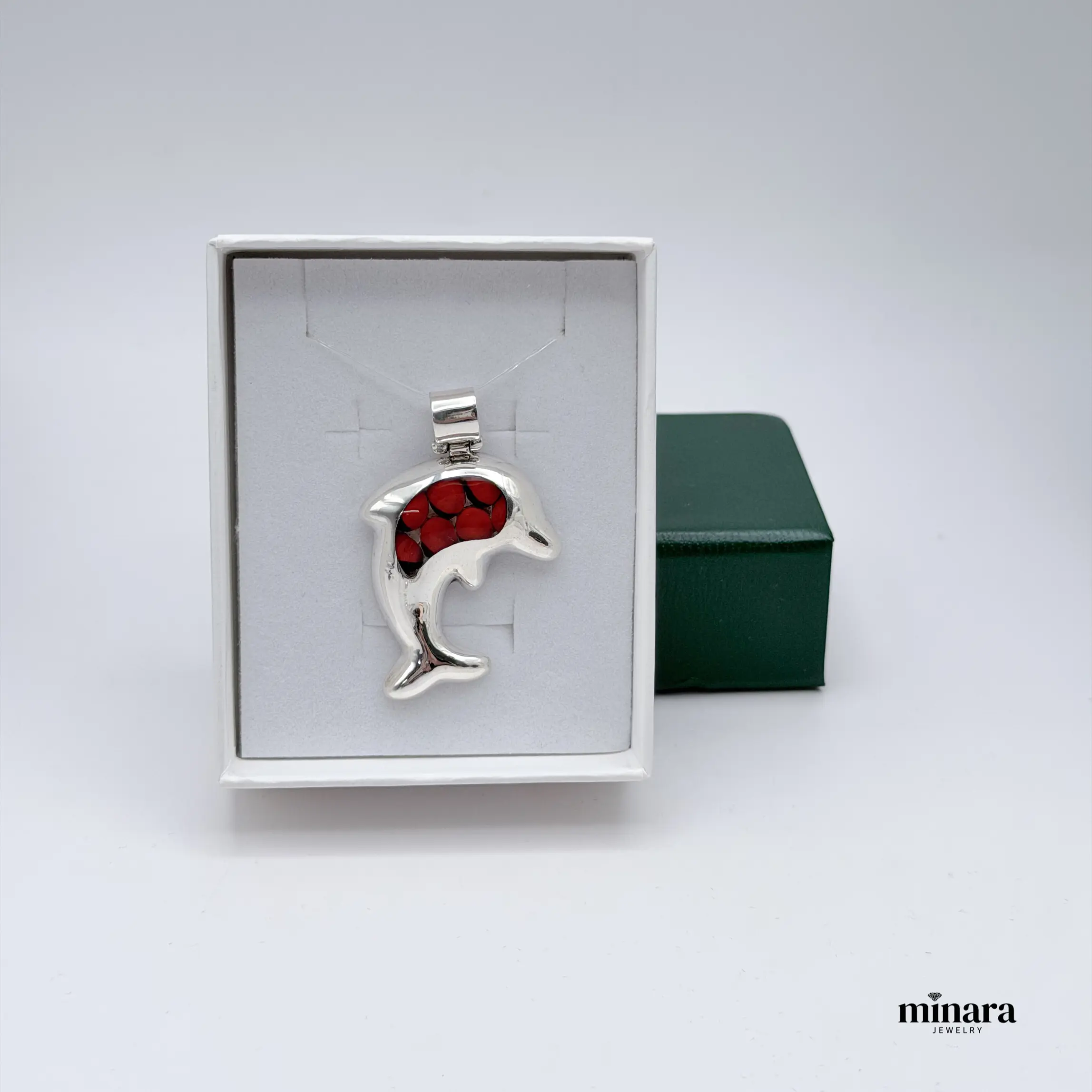 MINARA 950 Silver - Dije Huayruro Delfin