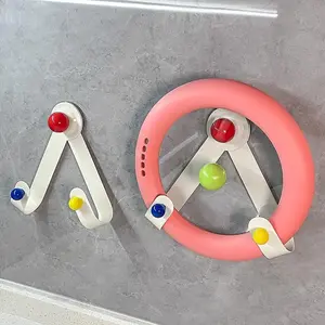 Kitchen Wall Mounted No-Drill Pot Lid Rack, Hanging Cutting Board Holder, Multi-Functional Storage Shelf, Space Saving Organizer