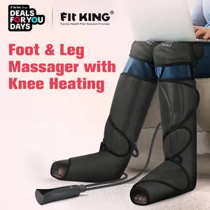 FIT KING Foot and Leg Massager with Knee Heating for Enhanced Comfort - Includes Handheld Controller leg massager with knee relaxation Massaging Device for Relaxing Foot Spa Machine mothersday gift