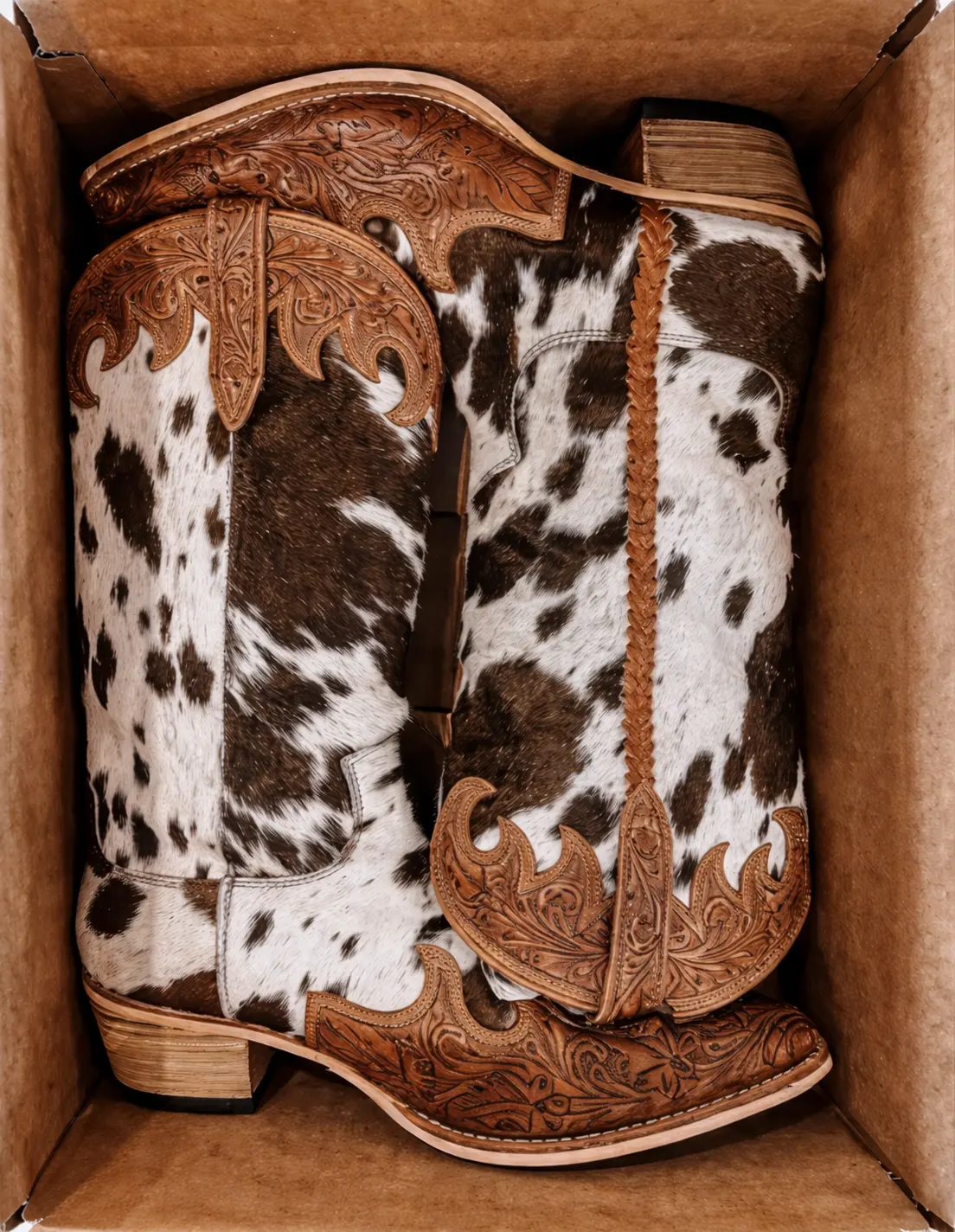 THE MILLIE WESTERN BOOT Cowgirl Boots Cowhide Boots