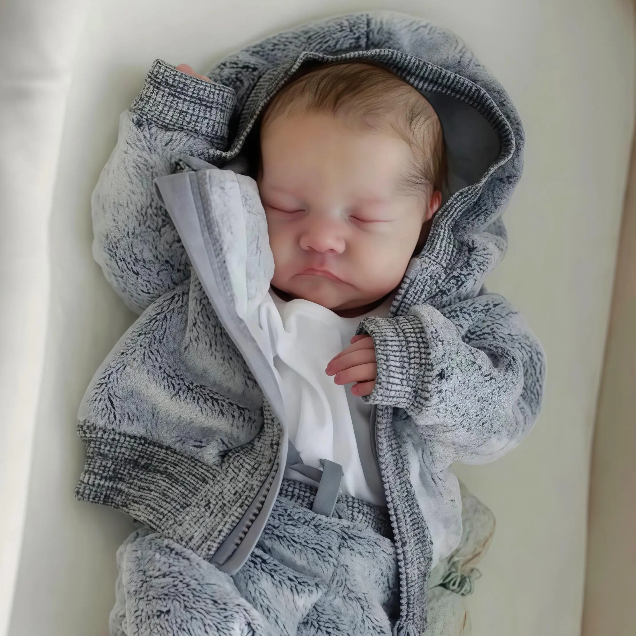 18 Inch Realistic Vinyl, Boy Doll, Realistic Rebirth Baby Handmade, Realistic Birth Newborn Doll Collection Holiday Birthday Halloween Perfect Christmas Gift for Kids 3+