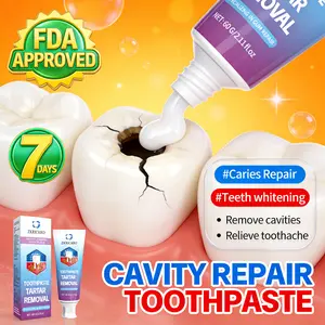 ZKRICARO Anti-Cavity Repair Toothpaste FDA Approved for Cavity Repair Tartar Removal Enamel Strengthening Toothache Relief Caries Repair Teeth Whitening