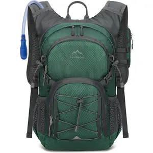 Hydration Backpack with Water Bladder, 18L Lightweight Hiking Backpack for Women&Men Small Insulated Hydration Water Pack for Hiking, Running, Cycling, Biking