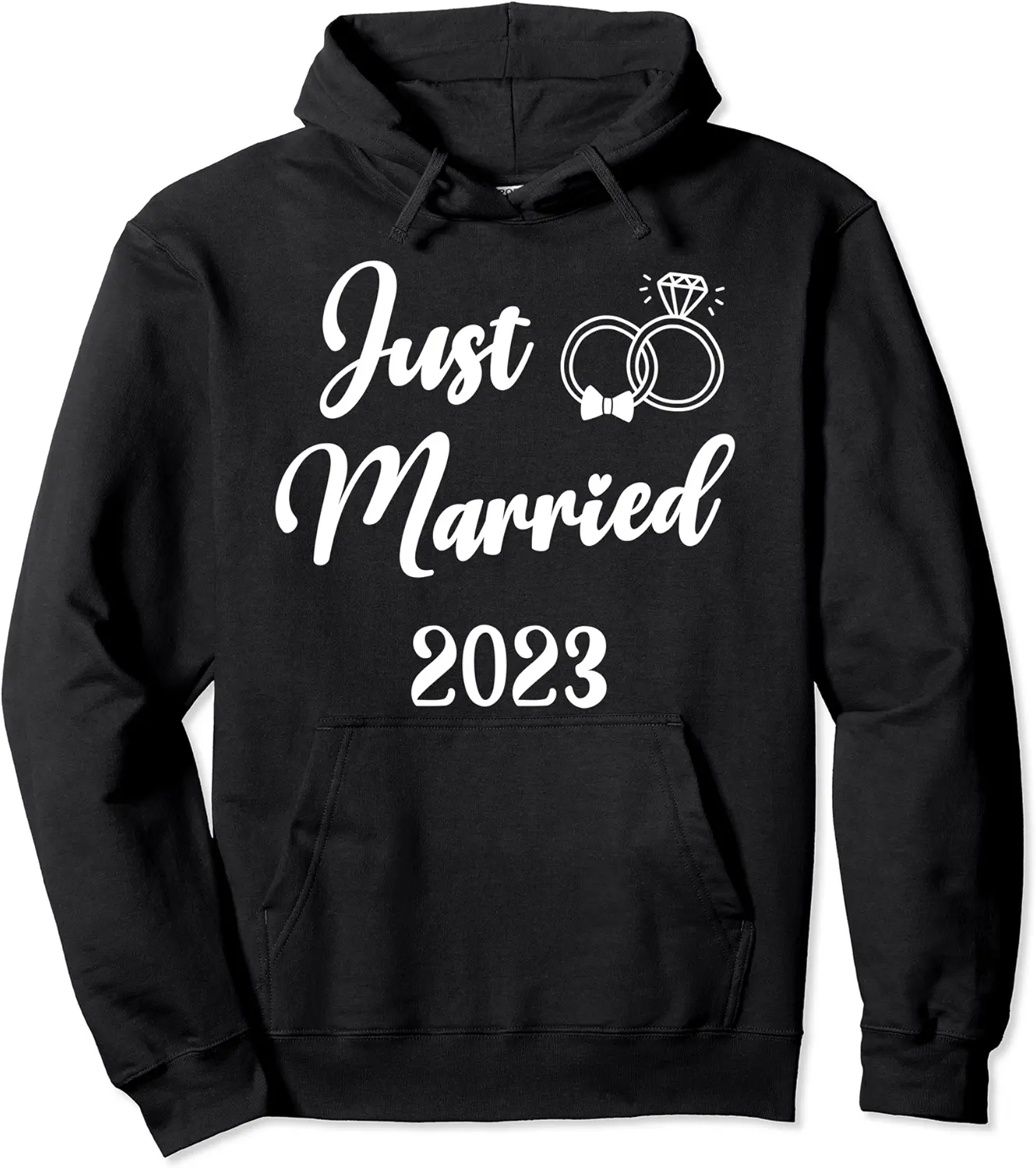 Just married 2023 couple wedding honeymoon matching Tee Pullover Hoodie - Jessicabal Shop 20B0BZT242S5