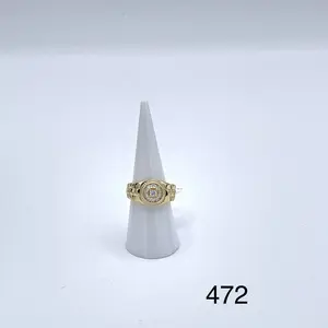 Unisex gold plated ring #472 for daily use