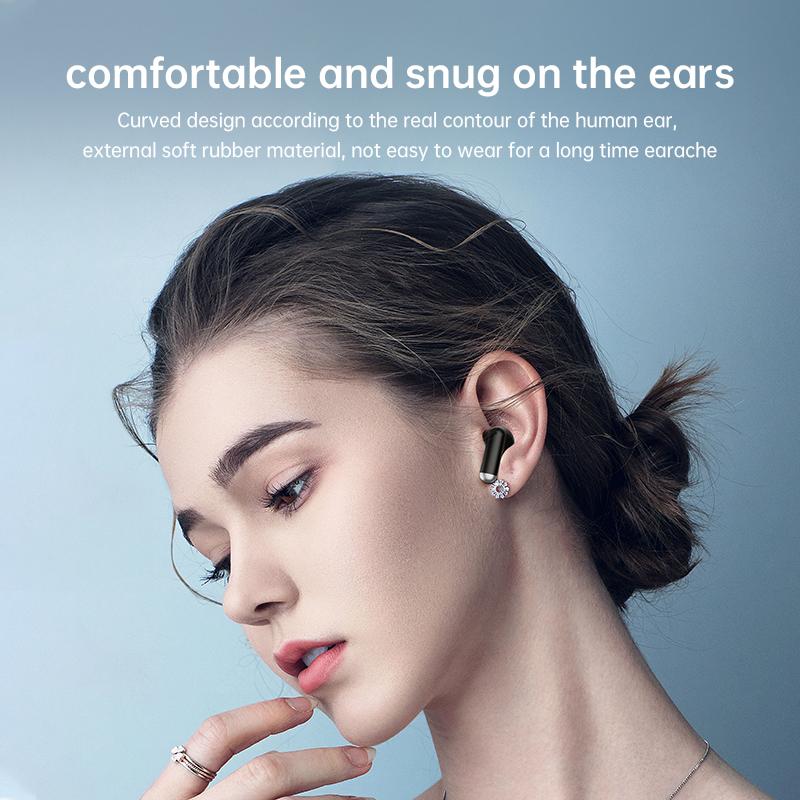 EarBarz K50 Nova Wireless Bluetooth 5.3 Earbuds with 13mm Dynamic Driver 30H Playtime Zinc Alloy Case Touch Control Christmas Sale