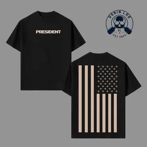 President Band Pink Cross Flag Graphic T-Shirt, Oversized Cotton Tee, Alternative Rock Minimal Design Shirt, Streetwear Unisex