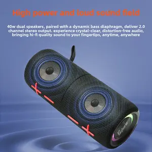 S11plus Fabric Bluetooth Speaker - Premium Vibrant Colors and Powerful Bass, Portable Wireless Audio for Smartphone