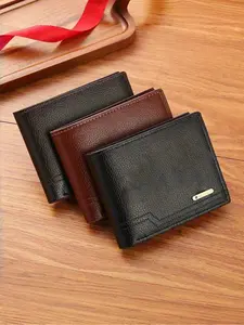 Men's Folding Wallet, Simple Fashion Design, Perfect Gift for Father's Day, Thanksgiving, Valentine's Day, Birthday, Memorial Gifts
