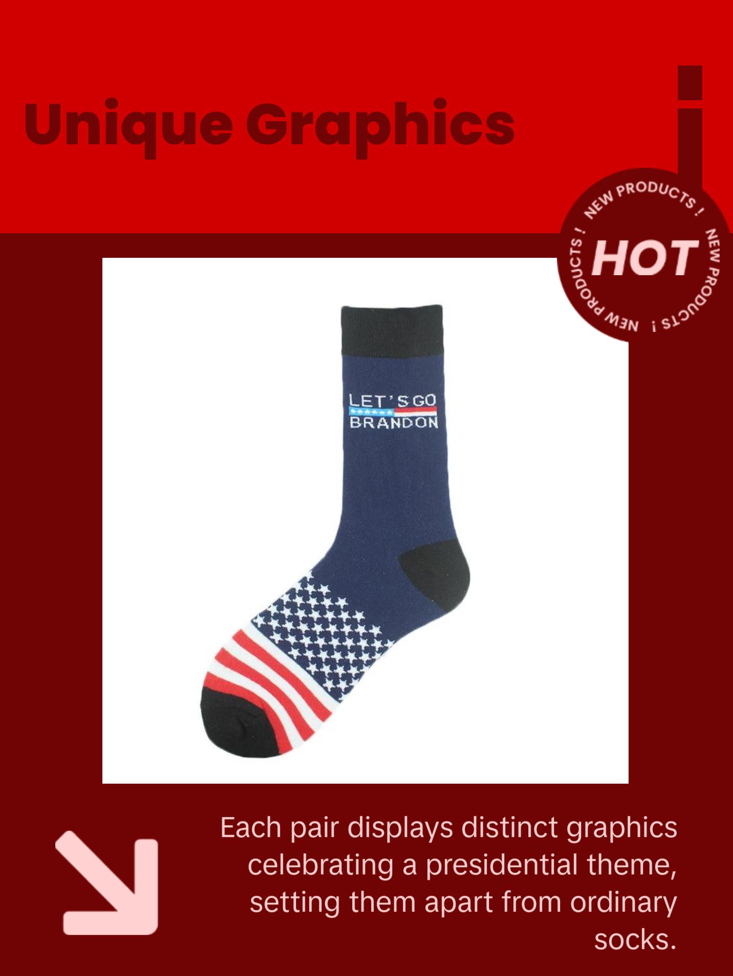 Presidential Donald Trump Socks