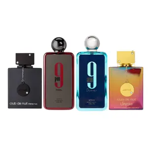 Afnan 9PM Rebel, 9AM Dive, Armaf Club de Nuit Intense Men, CDN Untold - 4 Pack Bundle Fragrance for Men
