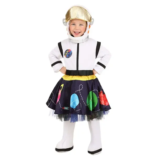 Girl's Toddler Galactic Astronaut Costume