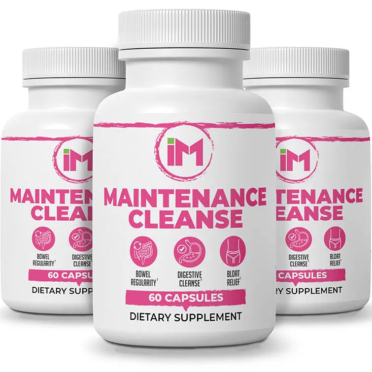 IM Maintenance Cleanse - 3 Bottles - Special Formula for Healthy Digestion - Supplement, Fitness (Copy)