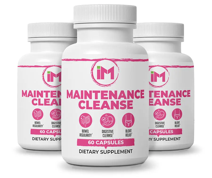 IM Maintenance Cleanse - 3 Bottles - Special Formula for Healthy Digestion - Supplement, Fitness (Copy)