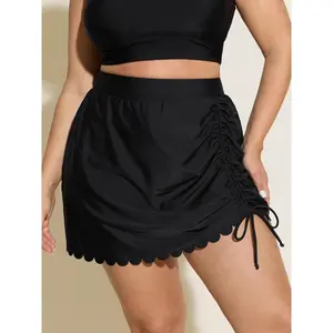 BLOOMCHIC Womens Plus Size Swim Bottoms [M-6X] with Adjustable Coverage Side Drawstring 2026 Summer Vibes Swimweek