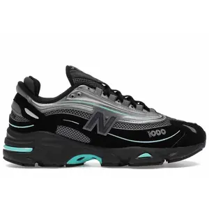 New Balance Men's 1000 Black Teal, from StockX