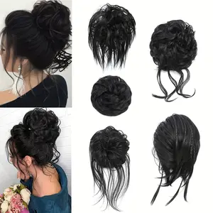 New Shop Offers Messy Bun Hair Pieces 5pcs Synthetic Fluffy Curly  Easy to Style for Women Daily Use & Party