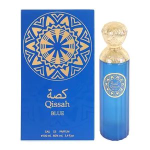 Qissah Blue Spray Perfume Eau de Parfum for Men and Women – 100ml / 3.4 fl. oz.