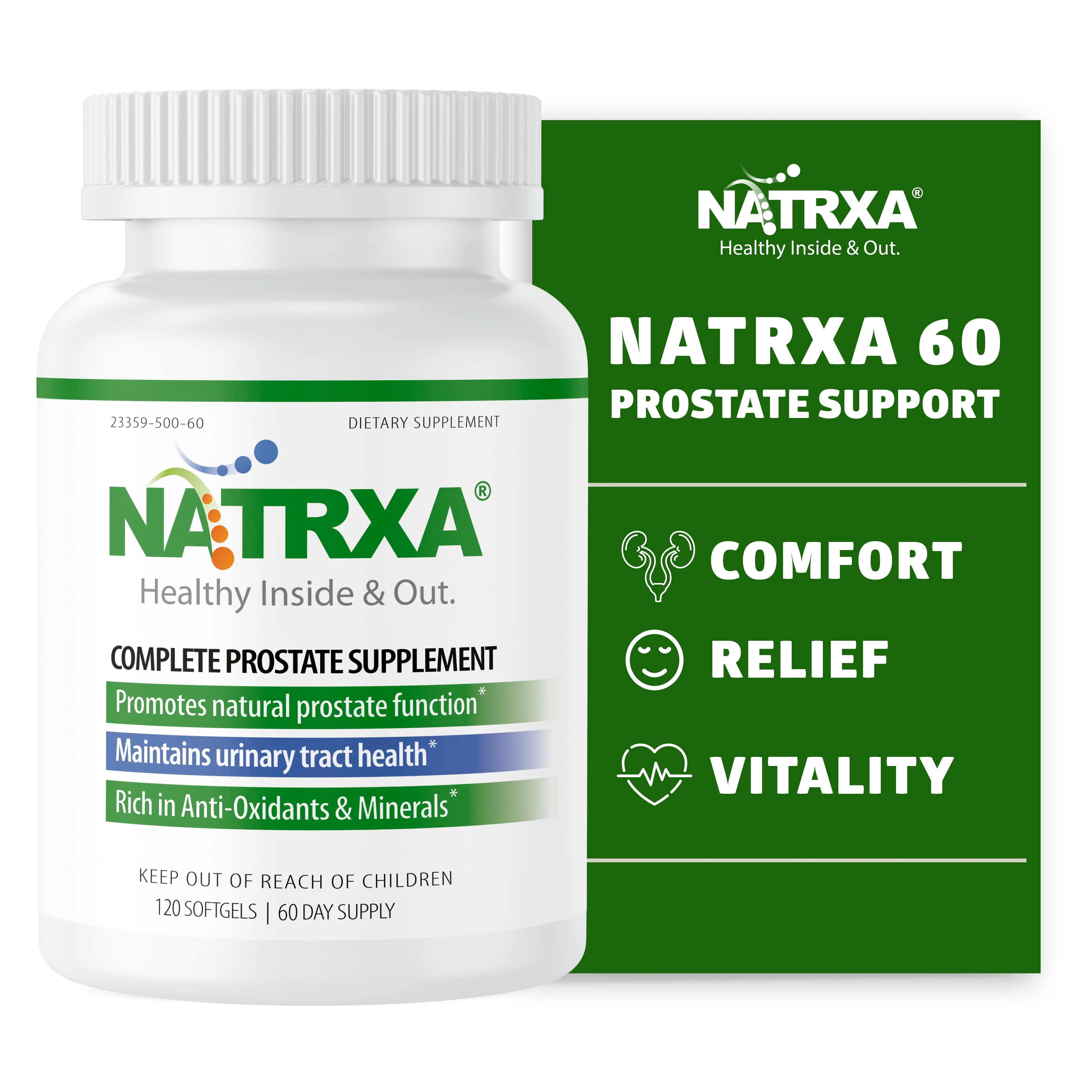 Natrxa Complete Prostate Suppport, 120 Softgels