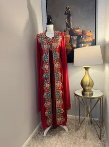 Azhar Kuftan  - Women's Embrodiered Dress, Arabic Dress, Ceremony Dress, Modest, Maxi - Eid, Ramadan, Gifts for Her Prom Modesty Muslim Clothing