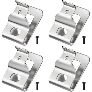 Belt Clips for , 4 count 304 Stainless Steel Drill Clips Tool Hooks with Screws for N268241 N086039 Compatible with 20V Power Tools for DCD980 DCD980L2 DCD985L2 DCD985
