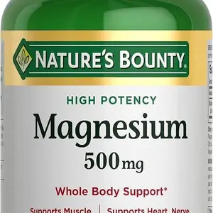 Nature's Bounty Magnesium, Bone and Muscle Health, Whole Body