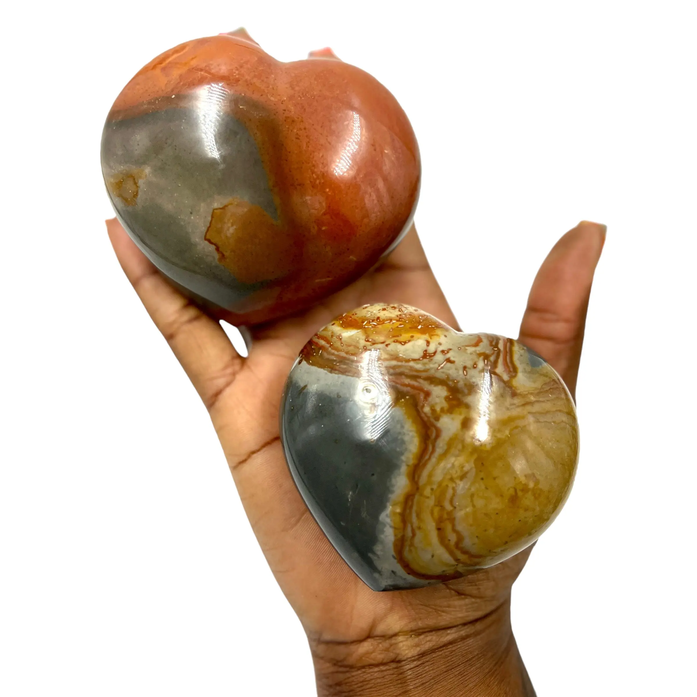 Polychrome Jasper Heart